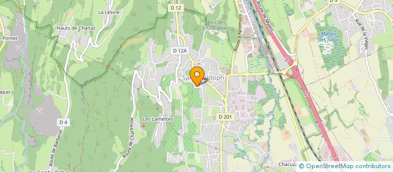 localisation de l'entreprise AMICALE DU PERSONNEL COMMUNAL DE SAINT BALDOPH  SAINT-BALDOPH