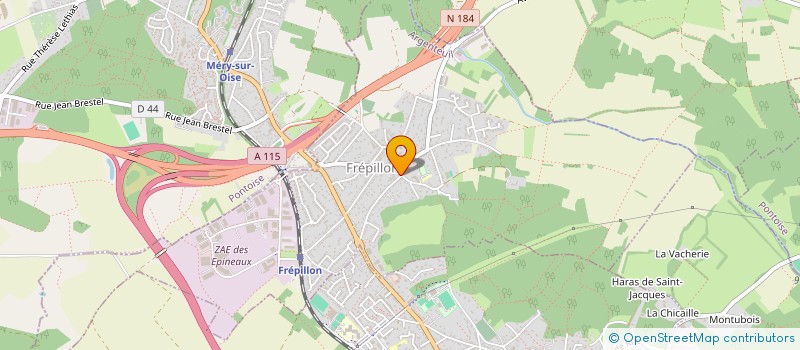 localisation de l'entreprise AMICALE DU PERSONNEL COMMUNAL FREPILLON à FREPILLON