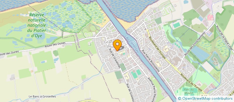 localisation de l'entreprise AMICALE DU PERSONNEL COMMUNAL GRAND FORT PHILIPPOIS  GRAND-FORT-PHILIPPE