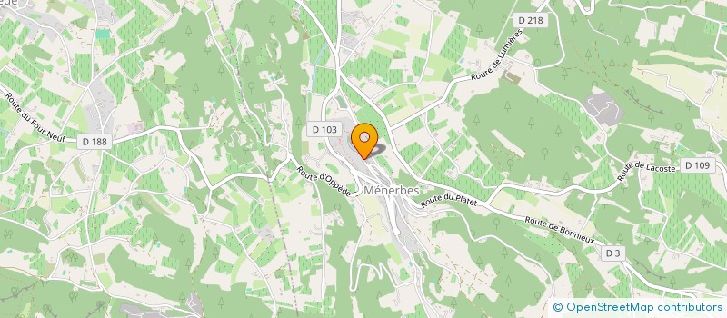 localisation de l'entreprise AMICALE DU PERSONNEL COMMUNAL MENERBIEN  MENERBES