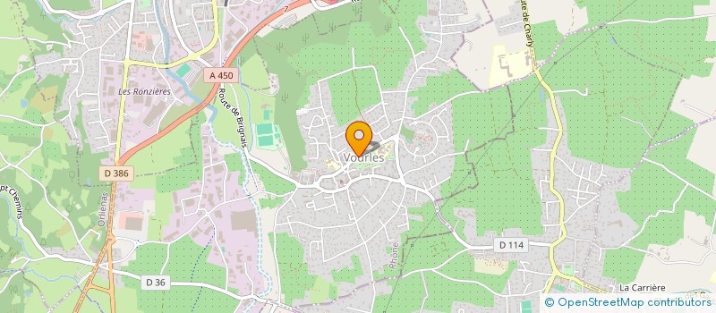 localisation de l'entreprise AMICALE DU PERSONNEL COMMUNAL VOURLOIS à VOURLES