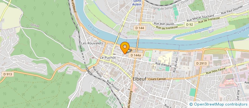 localisation de l'entreprise AMICALE DU PERSONNEL D'ELBEUF  ELBEUF