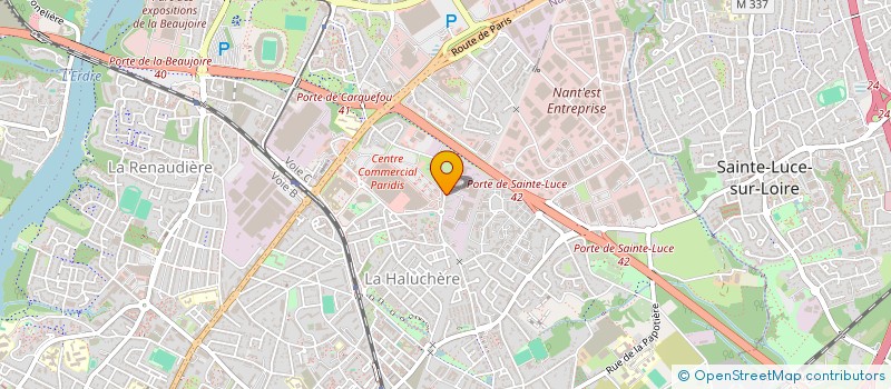 localisation de l'entreprise AMICALE DU PERSONNEL DE L'ATELIER MUNICIPAL A.P.A.M. à NANTES