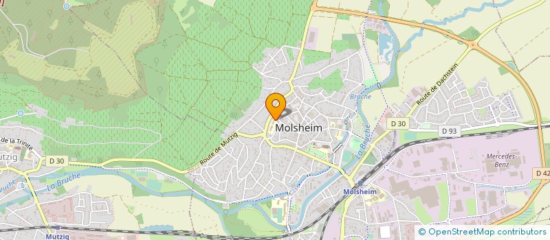 localisation de l'entreprise AMICALE DU PERSONNEL DE L'HOPITAL DE MOLSHEIM  MOLSHEIM