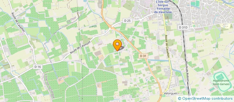 localisation de l'entreprise AMICALE DU PERSONNEL DE L'HOTEL DIEU à L'ISLE-SUR-LA-SORGUE