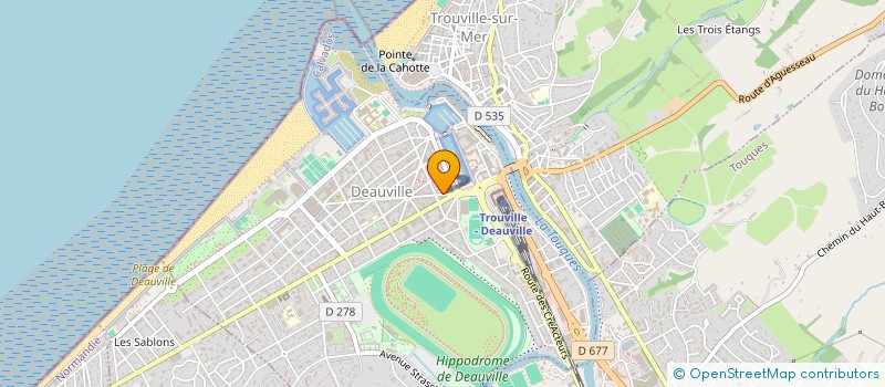 localisation de l'entreprise AMICALE DU PERSONNEL DE LA CIRCONSCRIPTION DE POLICE DE TROUVILLE -DEAUVILLE  DEAUVILLE