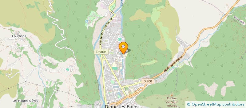localisation de l'entreprise AMICALE DU PERSONNEL DE LA CMA 04 à DIGNE-LES-BAINS