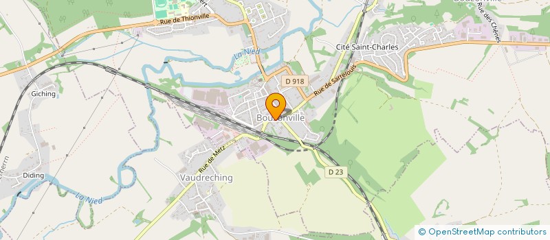 localisation de l'entreprise AMICALE DU PERSONNEL DE LA COMMUNAUTE DE COMMUNES BOUZONVILLOIS TROIS FRONTIERES  BOUZONVILLE