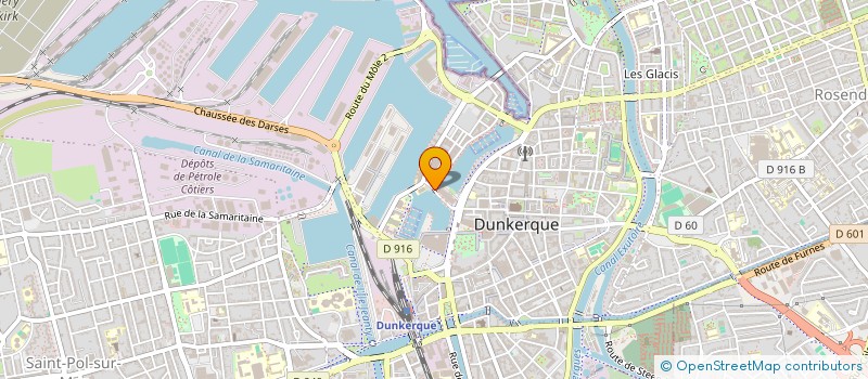 localisation de l'entreprise AMICALE DU PERSONNEL DE LA COMMUNAUTE URBAINE DE DUNKERQUE à DUNKERQUE