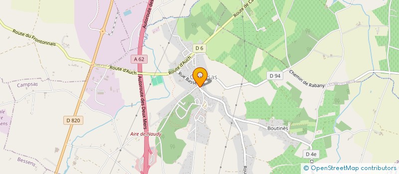 localisation de l'entreprise AMICALE DU PERSONNEL DE LA COMMUNE DE NOHIC  NOHIC