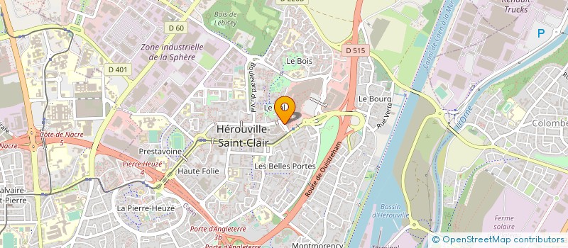 localisation de l'entreprise AMICALE DU PERSONNEL DE LA DDTEFP à HEROUVILLE-SAINT-CLAIR