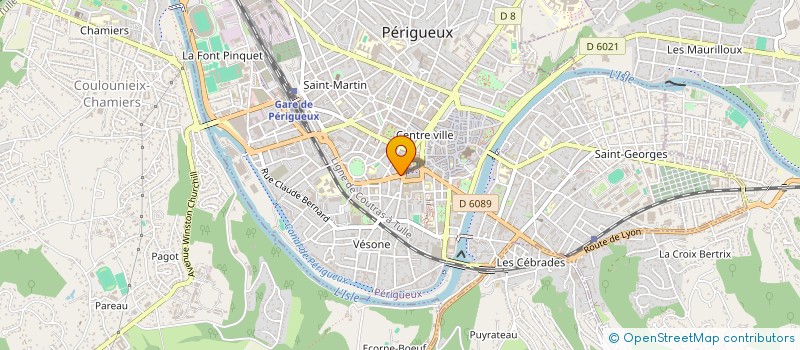 localisation de l'entreprise AMICALE DU PERSONNEL DE LA DIRECCTE DORDOGNE  PERIGUEUX