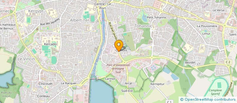 localisation de l'entreprise AMICALE DU PERSONNEL DE LA DIRECTION DEPARTEMENTALE DES SERVICES D'INCENDIE ET DE SECOURS DU MORBIHAN à VANNES