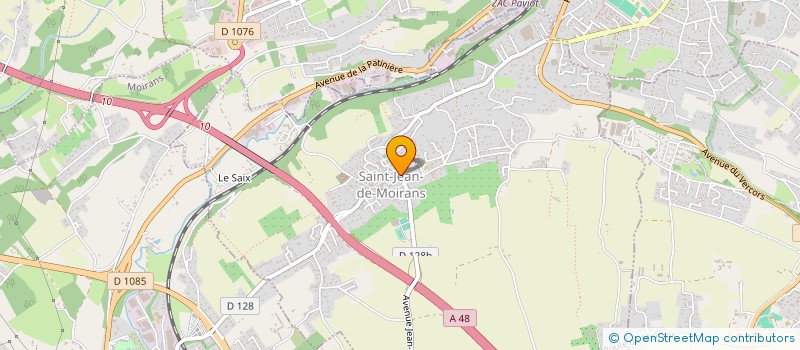 localisation de l'entreprise AMICALE DU PERSONNEL DE LA MAIRIE DE SAINT JEAN DE MOIRANS  SAINT-JEAN-DE-MOIRANS