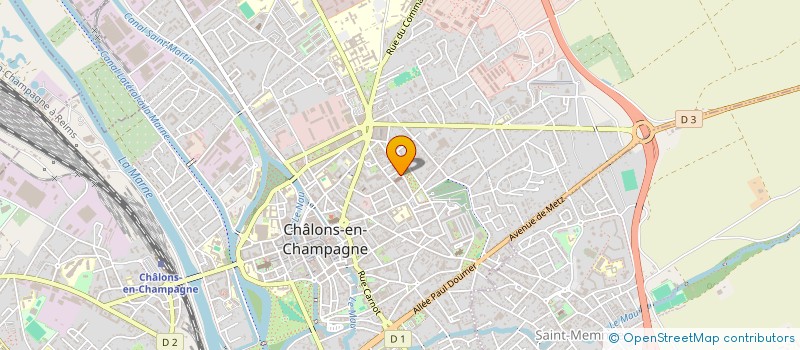 localisation de l'entreprise AMICALE DU PERSONNEL DE LA MAISON D'ARRET  CHALONS-EN-CHAMPAGNE