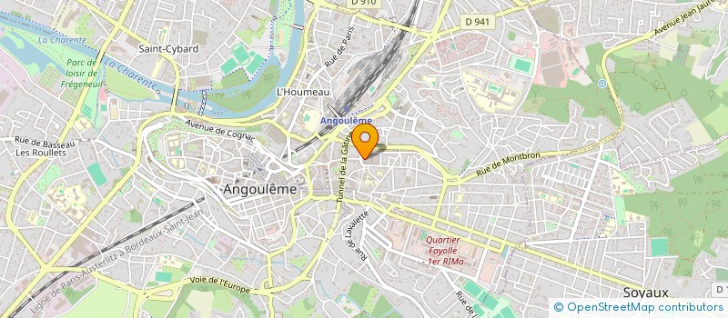 localisation de l'entreprise AMICALE DU PERSONNEL DE LA MAISON D ARRET D ANGOULEME à ANGOULEME