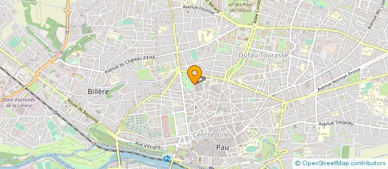 localisation de l'entreprise AMICALE DU PERSONNEL DE LA MAISON D'ARRET DE PAU à PAU