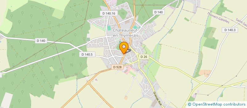 localisation de l'entreprise AMICALE DU PERSONNEL DE LA MAISON DE RETRAITE  CHATEAUNEUF-EN-THYMERAIS