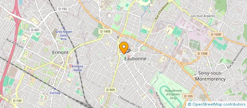 localisation de l'entreprise AMICALE DU PERSONNEL DE LA POSTE D'EAUBONNE à EAUBONNE