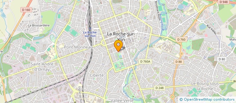 localisation de l'entreprise AMICALE DU PERSONNEL DE LA PREFECTURE DES SOUS-PREFECTURES ET DES SERVICES DEPARTEMENTAUX à LA ROCHE-SUR-YON