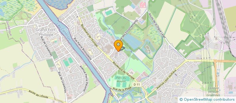 localisation de l'entreprise AMICALE DU PERSONNEL DE LA VILLE DE GRAVELINES à GRAVELINES