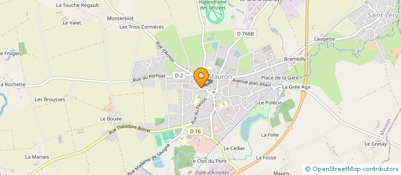 localisation de l'entreprise AMICALE DU PERSONNEL DE NEANT SUR YVEL  NEANT-SUR-YVEL