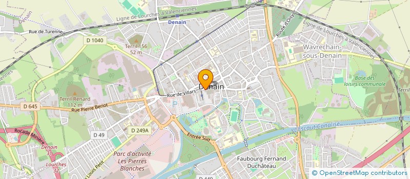 localisation de l'entreprise AMICALE DU PERSONNEL DE POLICE  DENAIN