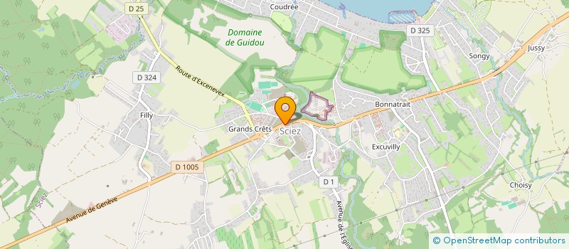 localisation de l'entreprise AMICALE DU PERSONNEL DE SCIEZ  SCIEZ