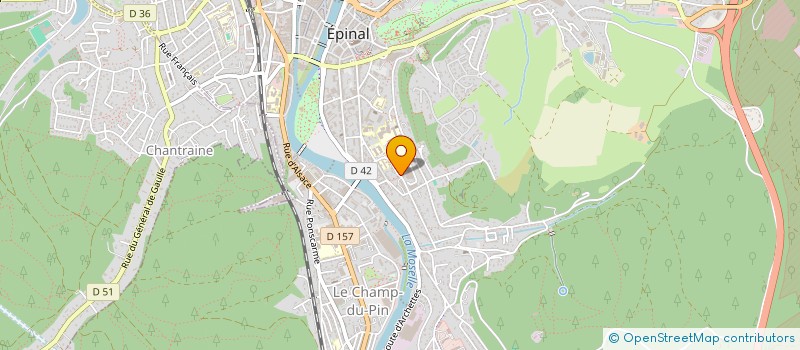 localisation de l'entreprise AMICALE DU PERSONNEL DES LYCEES CLAUDE GELEE ET JEAN-CHARLES PELLERIN  EPINAL