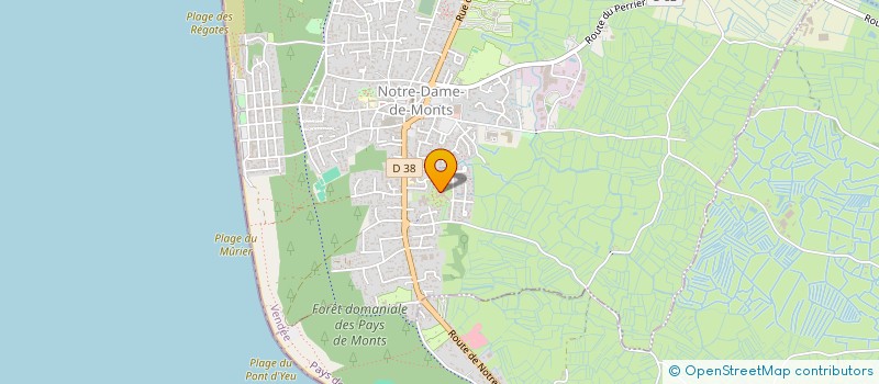 localisation de l'entreprise AMICALE DU PERSONNEL DES OYATS à NOTRE-DAME-DE-MONTS