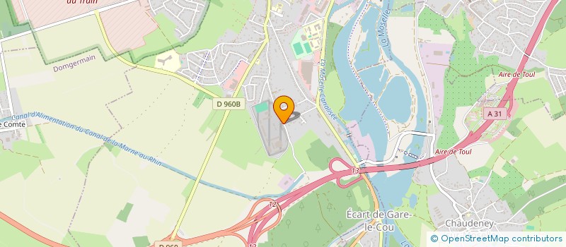 localisation de l'entreprise AMICALE DU PERSONNEL DETENTION DE TOUL  TOUL