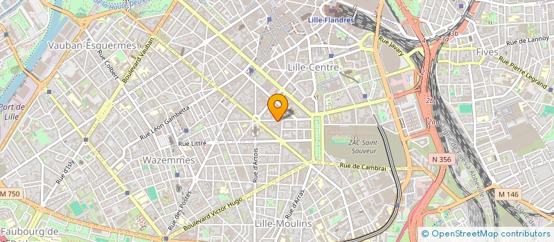 localisation de l'entreprise AMICALE DU PERSONNEL DU C.N.E.C à LILLE