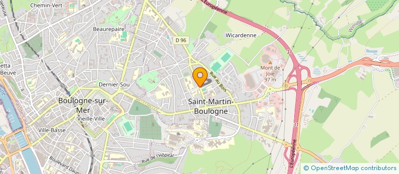 localisation de l'entreprise AMICALE DU PERSONNEL DU COLLEGE DE SAINT MARTIN BOULOGNE à SAINT-MARTIN-BOULOGNE