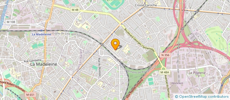 localisation de l'entreprise AMICALE DU PERSONNEL DU COLLEGE ROUGES BARRES DE MARCQ EN BAROEUL à MARCQ-EN-BARŒUL