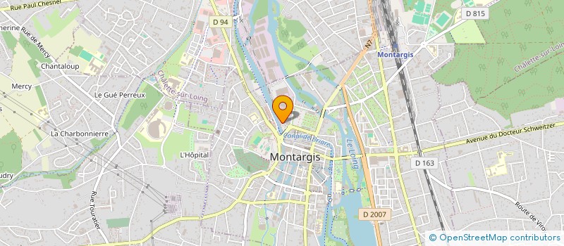 localisation de l'entreprise AMICALE DU PERSONNEL DU COMMISSARIAT DE POLICE DE MONTARGIS à MONTARGIS