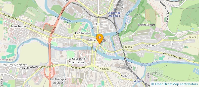 localisation de l'entreprise AMICALE DU PERSONNEL DU CONSEIL DEPARTEMENTAL DES ARDENNES  CHARLEVILLE-MEZIERES