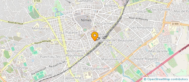 localisation de l'entreprise AMICALE DU PERSONNEL DU CONSEIL GENERAL DU GARD  NIMES