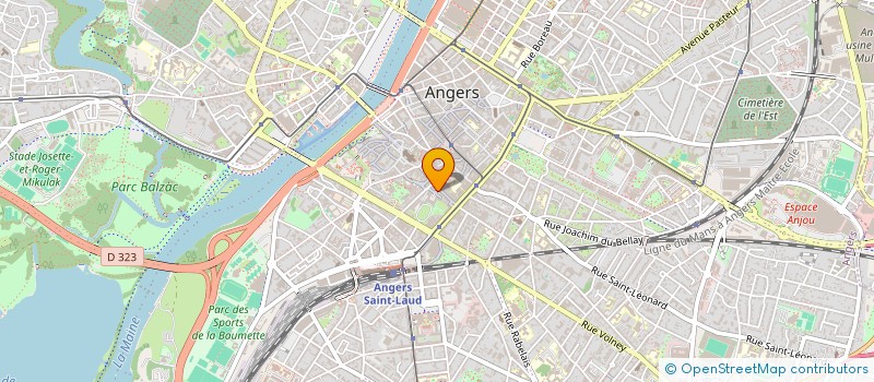 localisation de l'entreprise AMICALE DU PERSONNEL DU DEPARTEMENT DE MAINE ET LOIRE à ANGERS