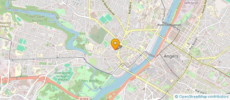 localisation de l'entreprise AMICALE DU PERSONNEL DU LYCEE AUGUSTE ET JEAN RENOIR à ANGERS
