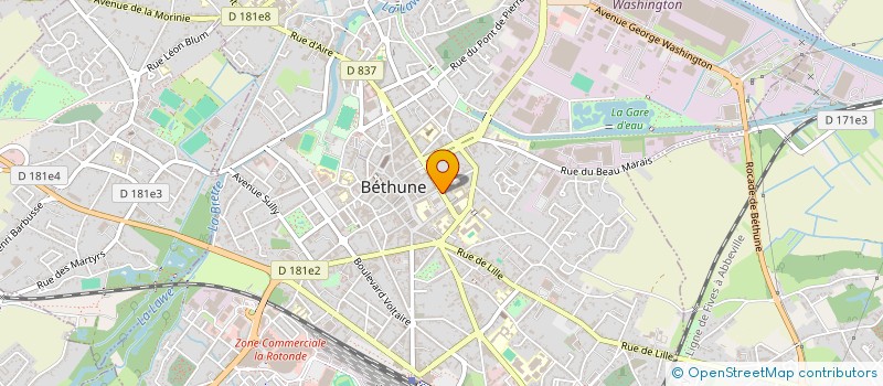 localisation de l'entreprise AMICALE DU PERSONNEL DU LYCEE ET CES BLARINGHEM à BETHUNE