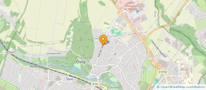 localisation de l'entreprise AMICALE DU PERSONNEL DU LYCEE PAUL EMILE VICTOR  OSNY