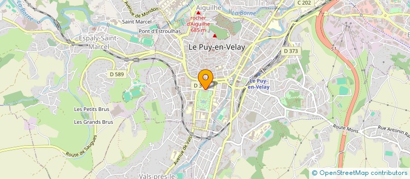 localisation de l'entreprise AMICALE DU PERSONNEL DU MINISTERE DE L'INTERIEUR - 43 à LE PUY EN VELAY