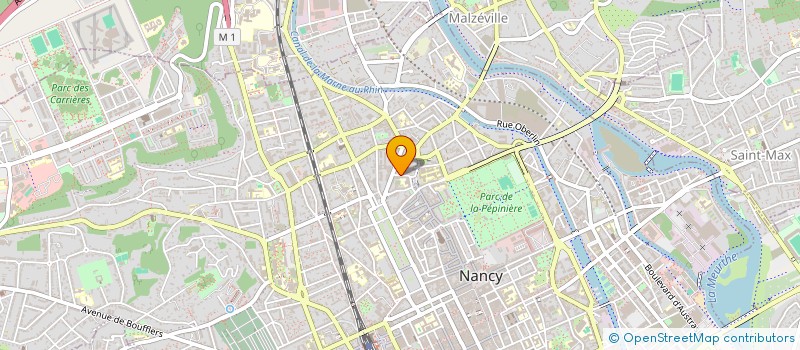 localisation de l'entreprise AMICALE DU PERSONNEL DU RECTORAT DE L'ACADEMIE DE NANCY-METZ  NANCY