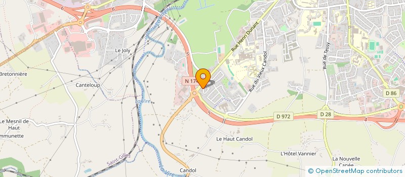 localisation de l'entreprise AMICALE DU PERSONNEL DU SDEAU50  SAINT-LO