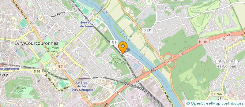 localisation de l'entreprise AMICALE DU PERSONNEL DU SMOYS à EVRY-COURCOURONNES