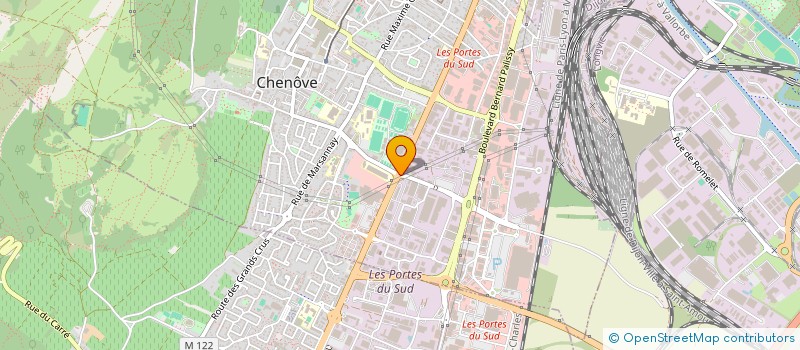 localisation de l'entreprise AMICALE DU PERSONNEL FOURNIER à CHENOVE