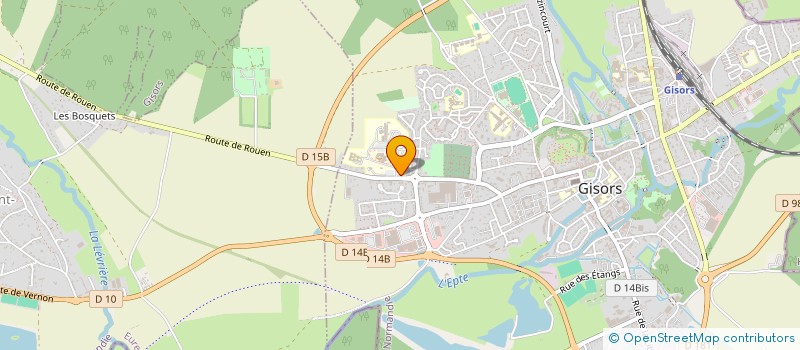 localisation de l'entreprise AMICALE DU PERSONNEL HOSPITALIER DE GISORS à GISORS