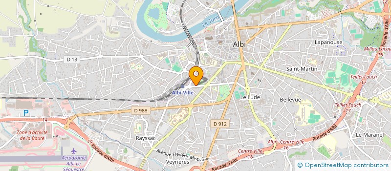 localisation de l'entreprise AMICALE DU PERSONNEL INTERMINISTERIEL DE LA DIRECTION DEPARTEMENTALE DE L'EMPLOI, DU TRAVAIL, DES SOLIDARITES ET DE LA P à ALBI