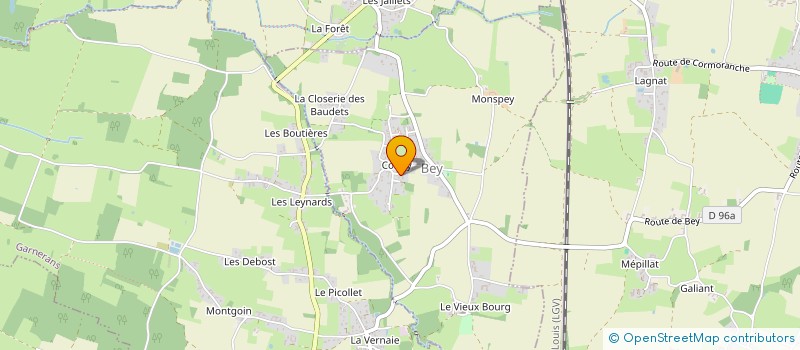 localisation de l'entreprise AMICALE DU PERSONNEL LA MONTAGNE à LAIZ