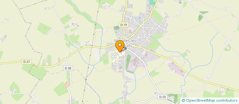 localisation de l'entreprise AMICALE DU PERSONNEL LES PAPILLONS  MAROLLES-LES-BRAULTS